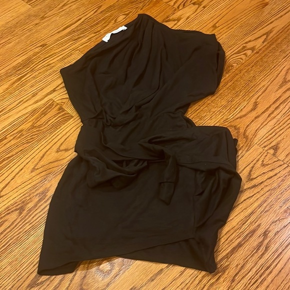 IRO Woman’s Black One Shoulder Tie Dress Size XXS - Picture 1 of 5